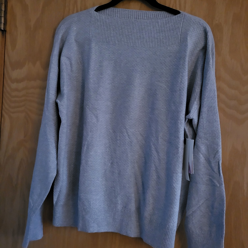 Classic Gray Women's Crew Neck Sweater